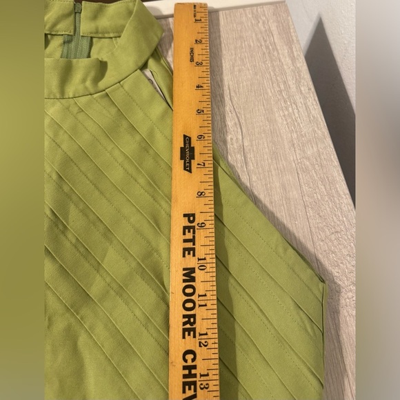 Sublini High-neck Marrant Dress Sleeveless Pleated Minimalist Luxe Modern Large - Picture 6 of 10